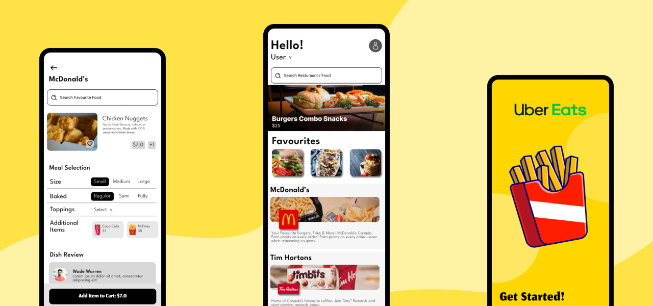 Uber Eats UI